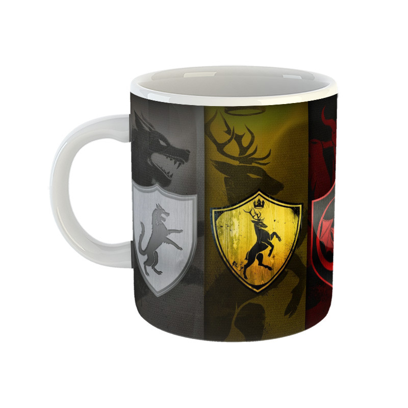 ماگ ( جعبه کادویی رایگان)  مدل  game of thrones طرح گیم آف ترونز 4