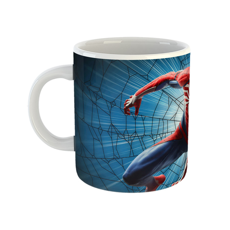 ماگ ( جعبه کادویی رایگان)  مدل اسپایدرمن طرح Spiderman1