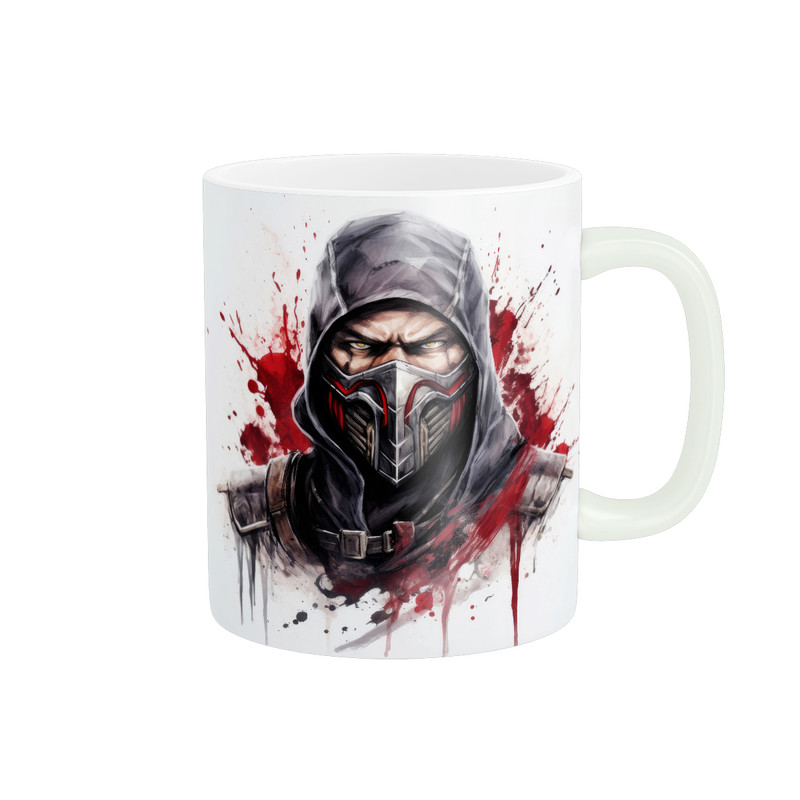 ماگ ( جعبه کادویی رایگان)  طرح گیمینگ مدل Mortal Kombat کد 2