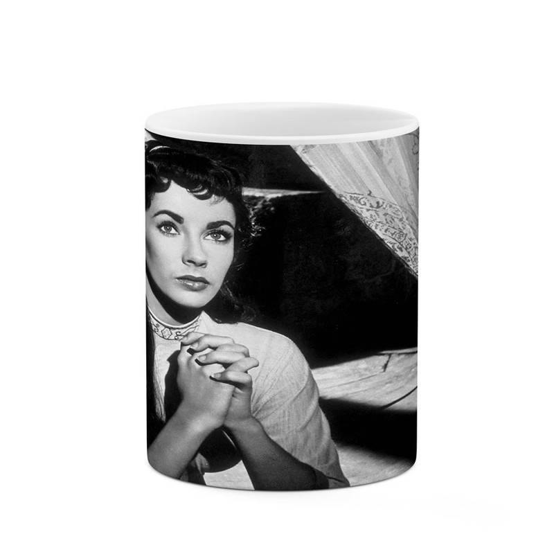 ماگ ( جعبه کادویی رایگان)  چیتوکالا طرح الیزابت تیلور Elizabeth Taylor مدل mgh25871