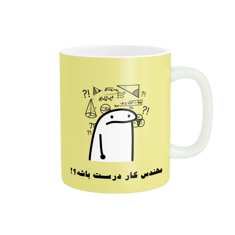 ماگ ( جعبه کادویی رایگان)  مدل فانتزی مهندس کد 1116
