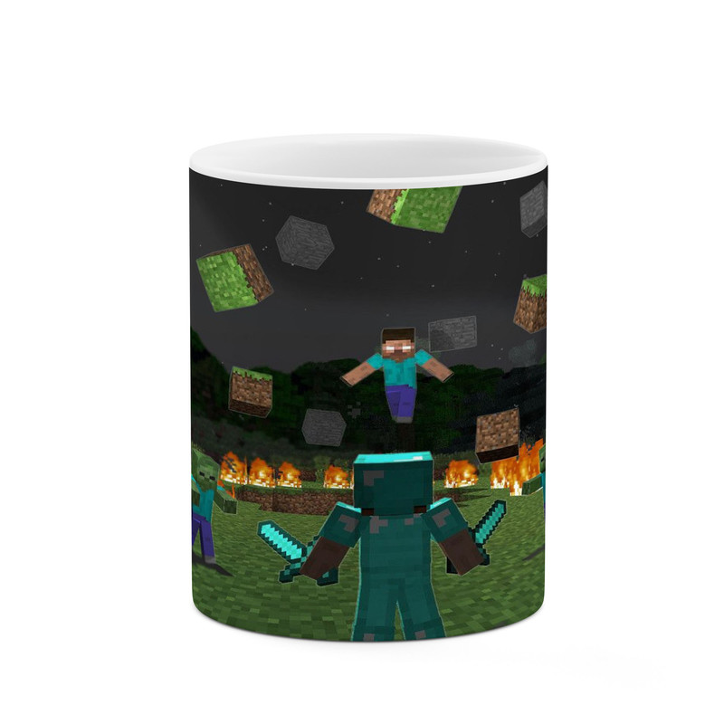 ماگ ( جعبه کادویی رایگان)  چیتوکالا طرح ماینکرافت minecraft مدل mgh41162