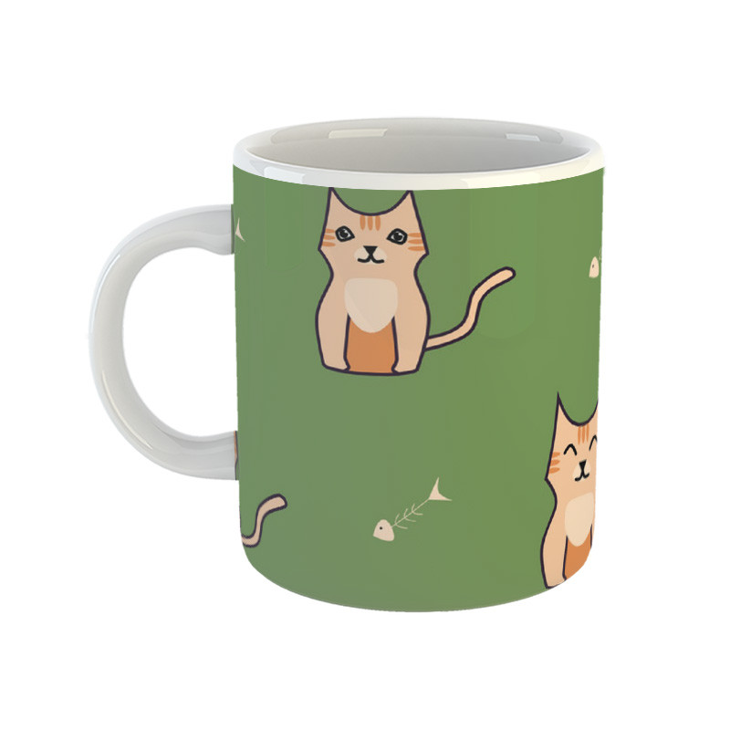 ماگ ( جعبه کادویی رایگان)  مدل kitty طرح کیتی