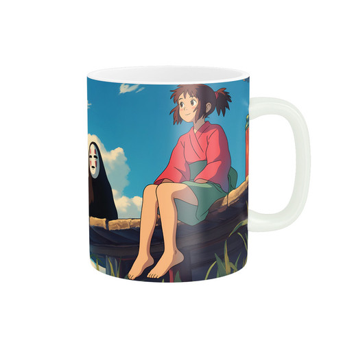 ماگ ( جعبه کادویی رایگان) پاد آفرین طرح شهر اشباح Spirited Away کد 1216