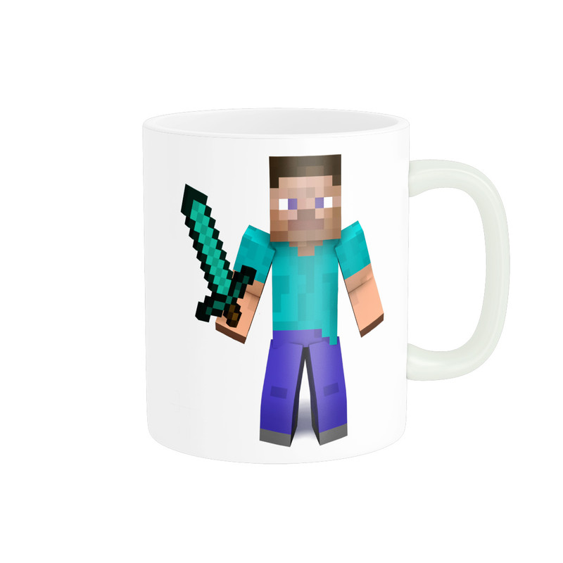 ماگ ( جعبه کادویی رایگان)  استلار طرح گیم ماینکرافت Minecraft  کد 0558