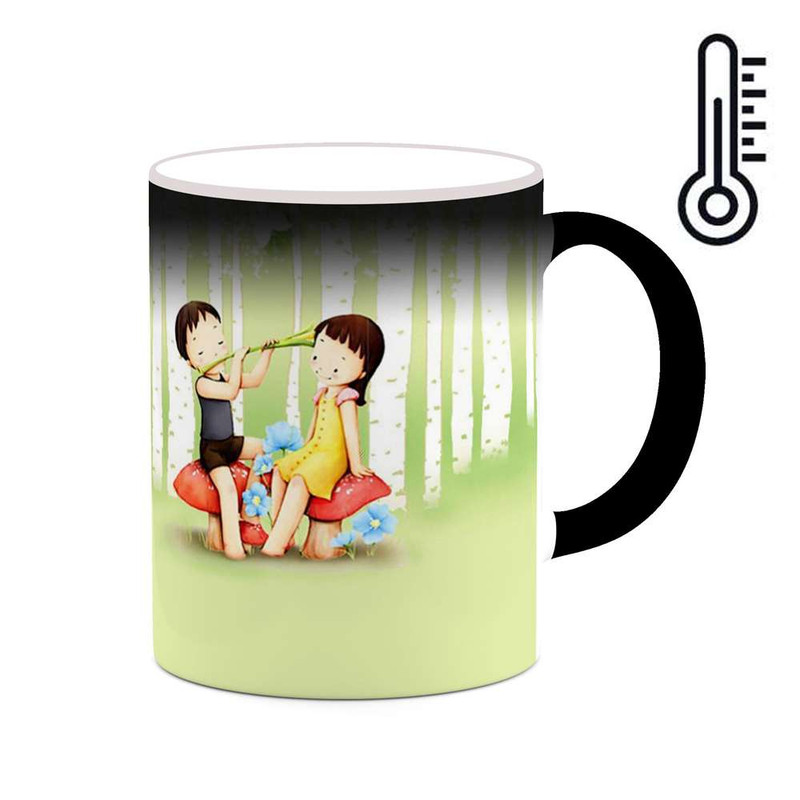 ماگ ( جعبه کادویی رایگان)  حرارتی چیتوکالا مدل عاشقانه کد mgh20803