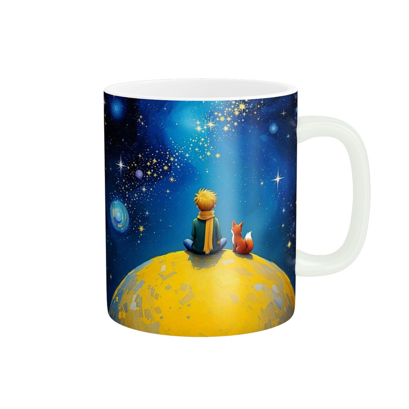 ماگ ( جعبه کادویی رایگان)  پاد آفرین طرح شازده کوچولو کد 2279