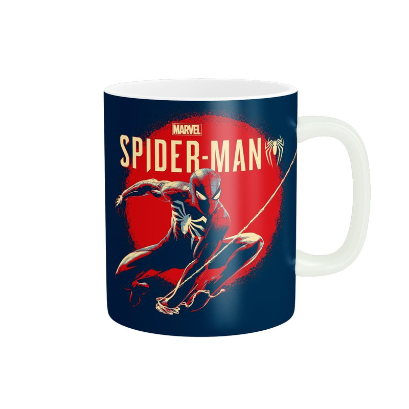 ماگ ( جعبه کادویی رایگان)  طرح اسپایدرمن Spider Man کد 07