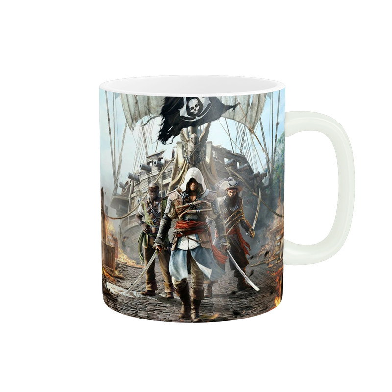 ماگ ( جعبه کادویی رایگان)  طرح گیمینگ بازی اساسین کرید assasins creed کد 135
