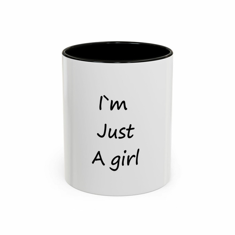 ماگ ( جعبه کادویی رایگان) مدل I'm Just A Girl کد 01