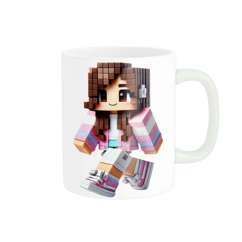ماگ ( جعبه کادویی رایگان)  پاد آفرین مدل طرح بازی ماینکرفت minecraft فانتزی پینترستی کد 643