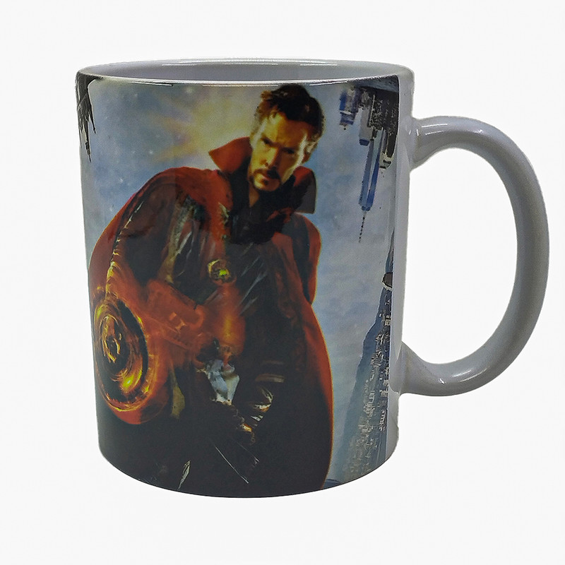 ماگ ( جعبه کادویی رایگان)  مدل چاپی طرح doctor strange