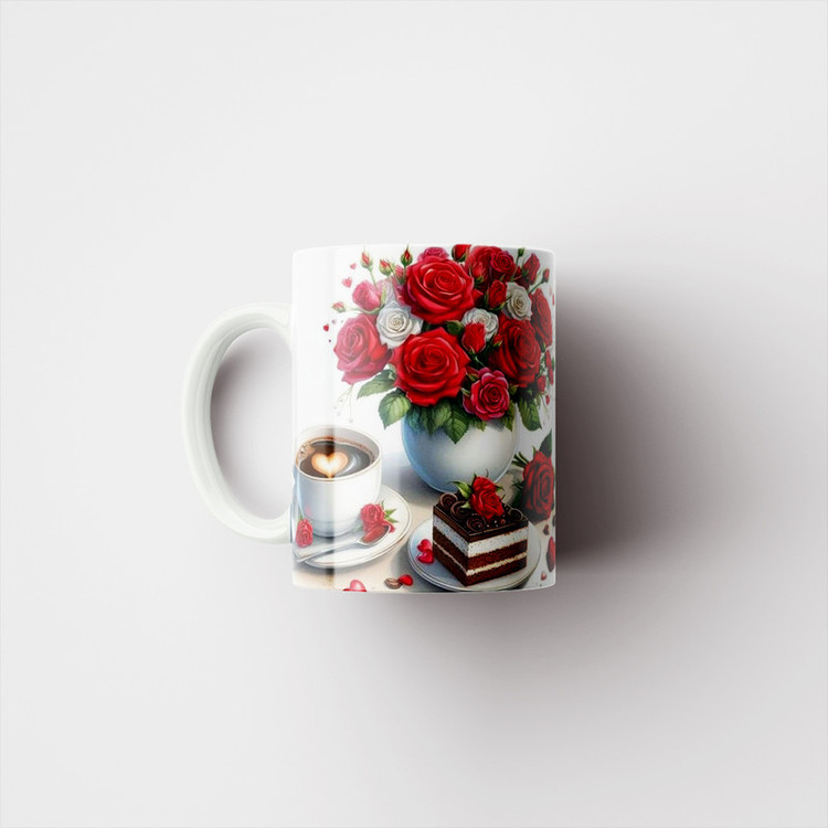 ماگ ( جعبه کادویی رایگان) طرح صبح بخیر