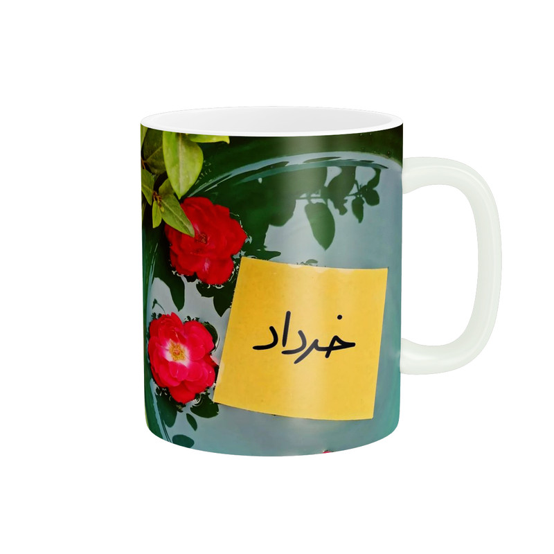 ماگ ( جعبه کادویی رایگان)  پاد آفرین طرح تولد خرداد ماهی کد 3094
