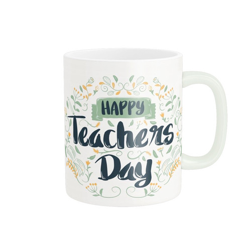 ماگ ( جعبه کادویی رایگان) طرح روز معلم زیبا teacher کد 325
