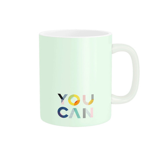 ماگ ( جعبه کادویی رایگان) پاد آفرین مدل you can کد 18