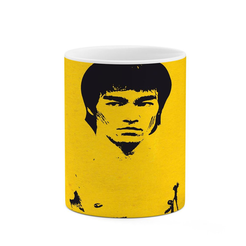 ماگ ( جعبه کادویی رایگان)  چیتوکالا طرح بروسلی Bruce Lee مدل mgh25336
