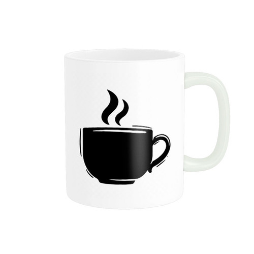 ماگ ( جعبه کادویی رایگان) پادآفرین طرح چای و قهوه کد 0070