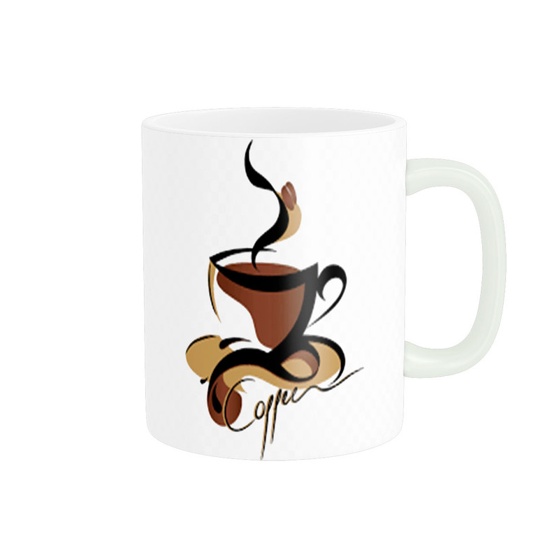 ماگ ( جعبه کادویی رایگان)  پادآفرین طرح چای و قهوه کد 0071