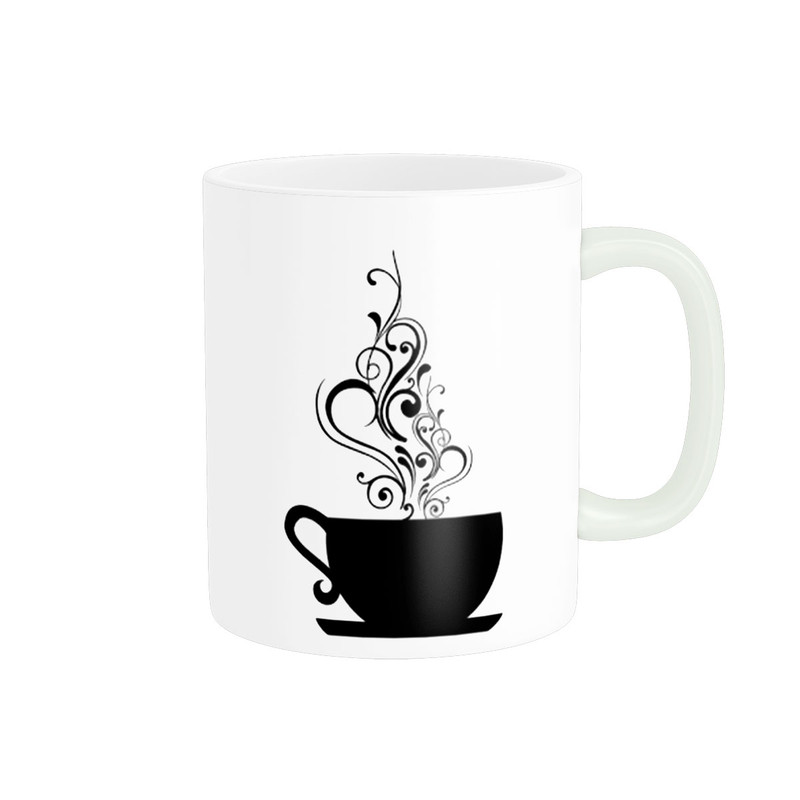 ماگ ( جعبه کادویی رایگان)  پادآفرین طرح چای و قهوه کد 0077