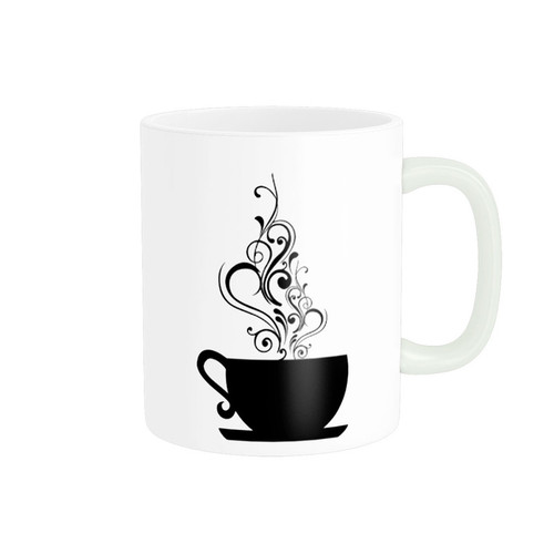ماگ ( جعبه کادویی رایگان) پادآفرین طرح چای و قهوه کد 0077