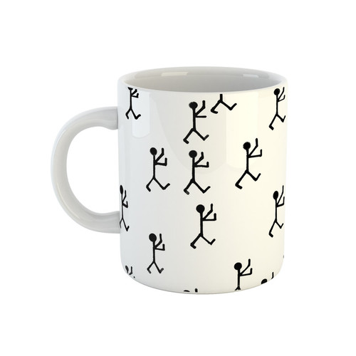 ماگ ( جعبه کادویی رایگان) مدل stick men کد 01