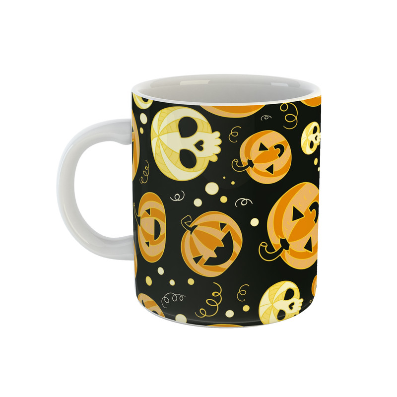ماگ ( جعبه کادویی رایگان)  مدل halloween کد01