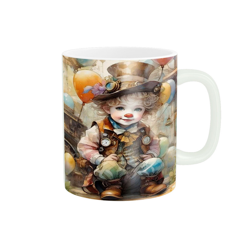 ماگ ( جعبه کادویی رایگان)  زیگورات مدل دلقک کوچولو کد 2415