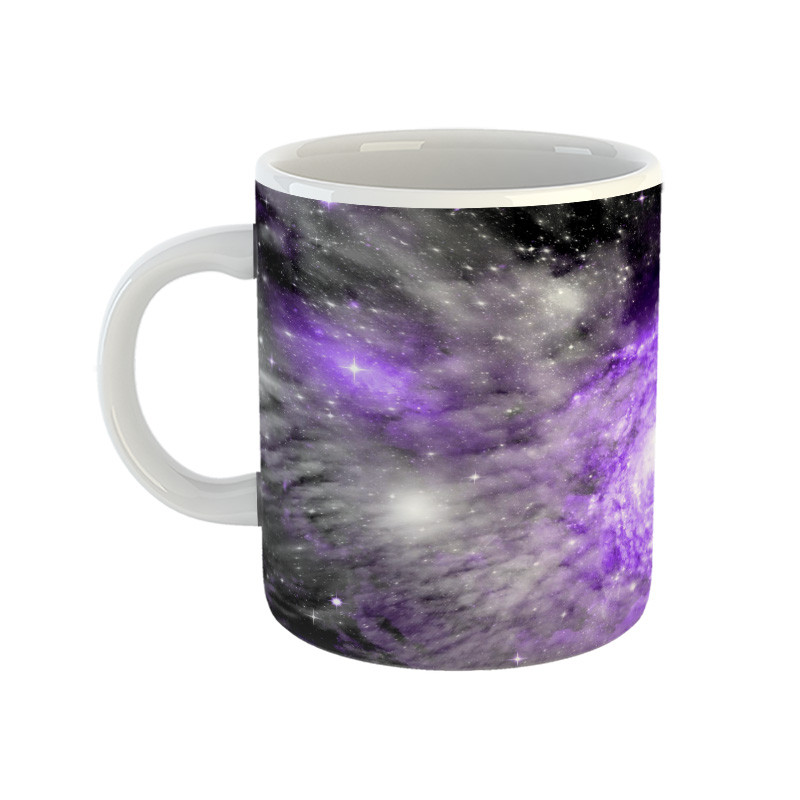 ماگ ( جعبه کادویی رایگان)  مدل Galaxy طرح کهکشانی