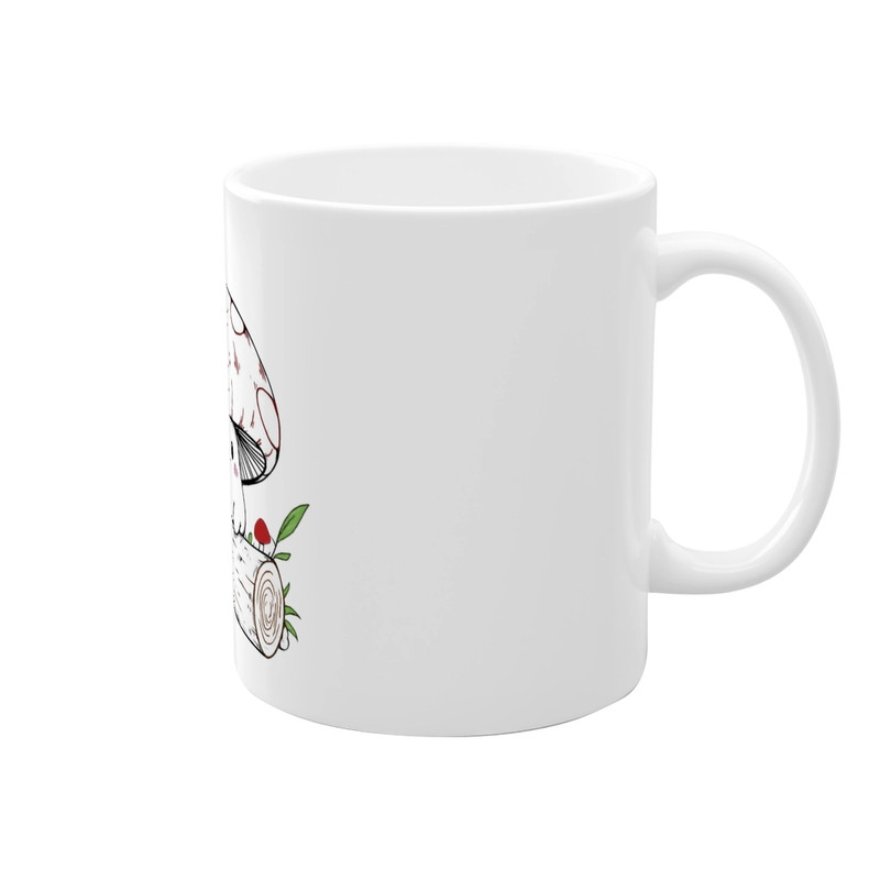 ماگ ( جعبه کادویی رایگان)  طرح مشخصات قارچ