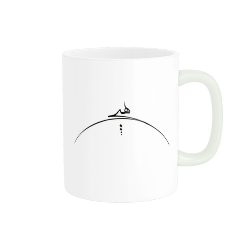 ماگ ( جعبه کادویی رایگان) طرح هیچ کد 472