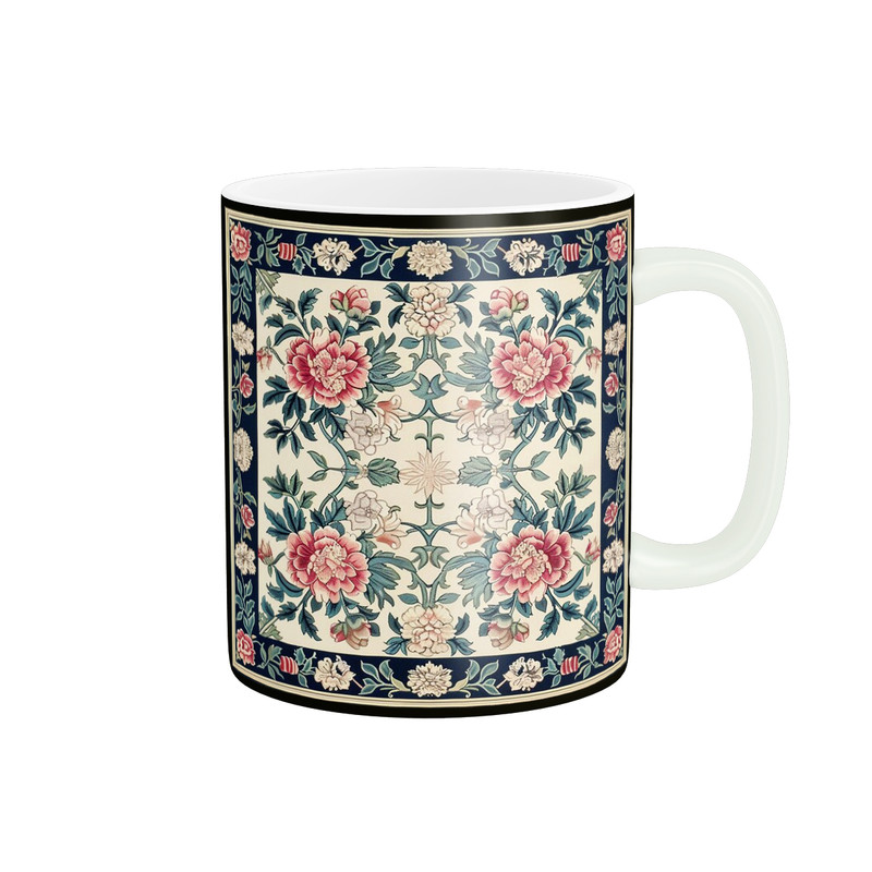 ماگ ( جعبه کادویی رایگان)  مدل طراحی سنتی کد 837