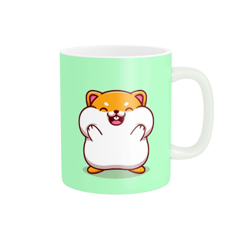 ماگ ( جعبه کادویی رایگان)  استلار طرح همستر hamster کد 1471