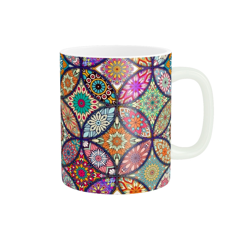 ماگ ( جعبه کادویی رایگان)  پاد آفرین طرح سنتی کد 1385