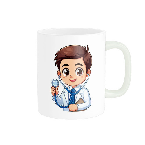 ماگ ( جعبه کادویی رایگان) ناریکو طرح پزشک کد ab043