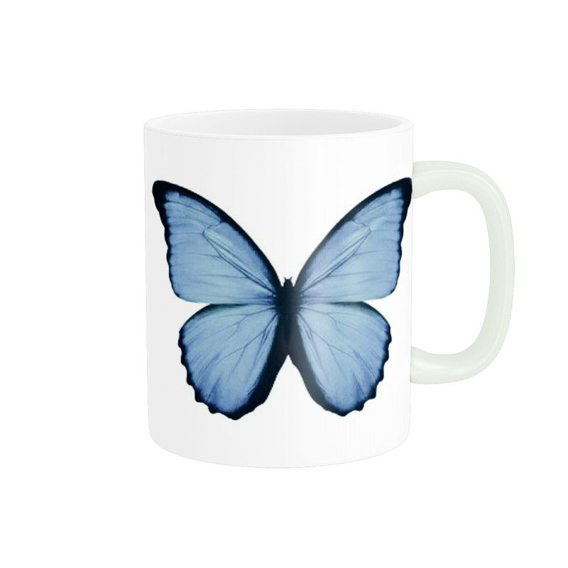 ماگ ( جعبه کادویی رایگان)  پاد آفرین طرح پروانه کد 64