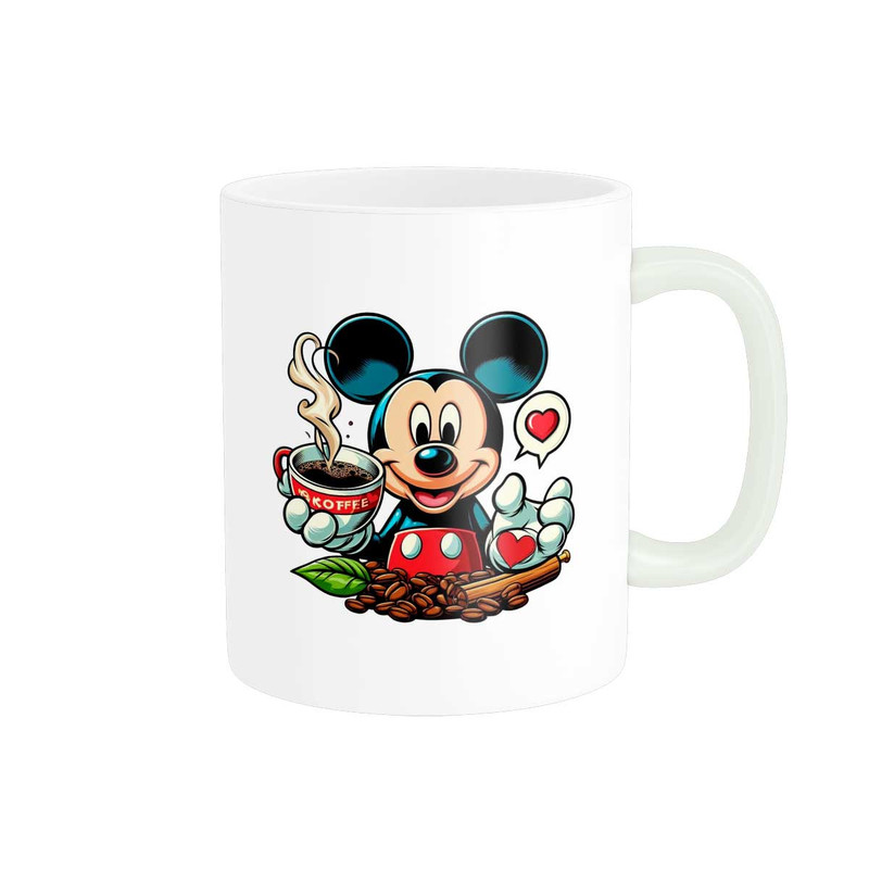 ماگ ( جعبه کادویی رایگان)  پاد آفرین طرح کارتون میکی موس Mickey Mouse کد 3520