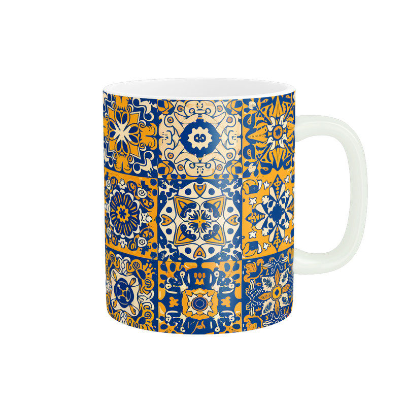 ماگ ( جعبه کادویی رایگان)  مدل طراحی سنتی کد 786