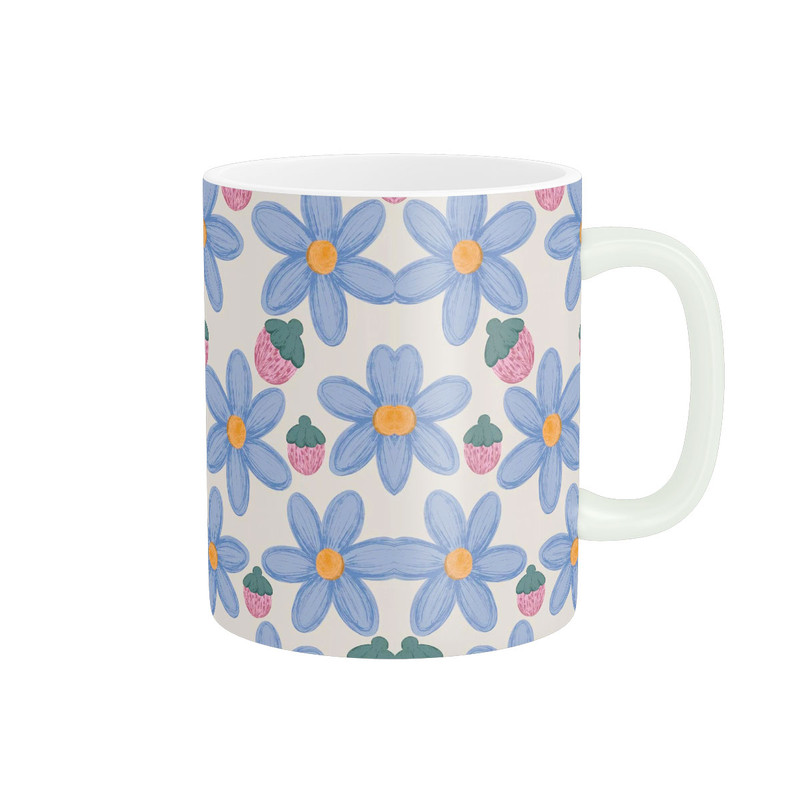 ماگ ( جعبه کادویی رایگان)  زیگورات مدل گل کد 3581