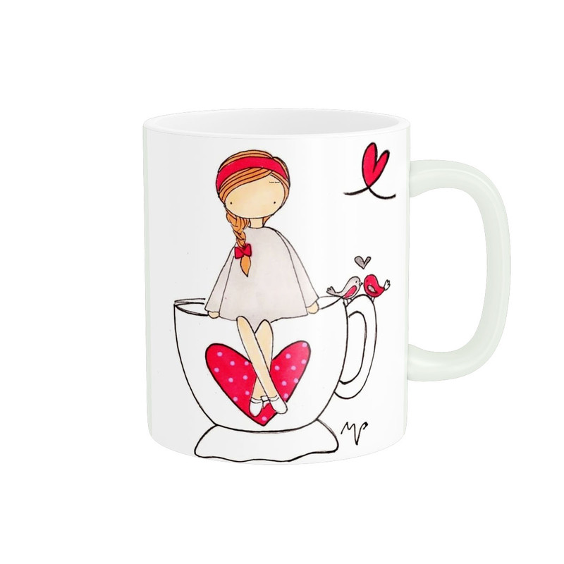 ماگ ( جعبه کادویی رایگان)  پادآفرین مدل فانتزی کد 2473