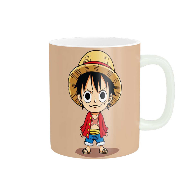 ماگ ( جعبه کادویی رایگان)  پاد آفرین طرح انیمه وان پیس One Piece کد 2111