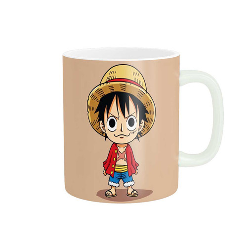 ماگ ( جعبه کادویی رایگان) پاد آفرین طرح انیمه وان پیس One Piece کد 2111