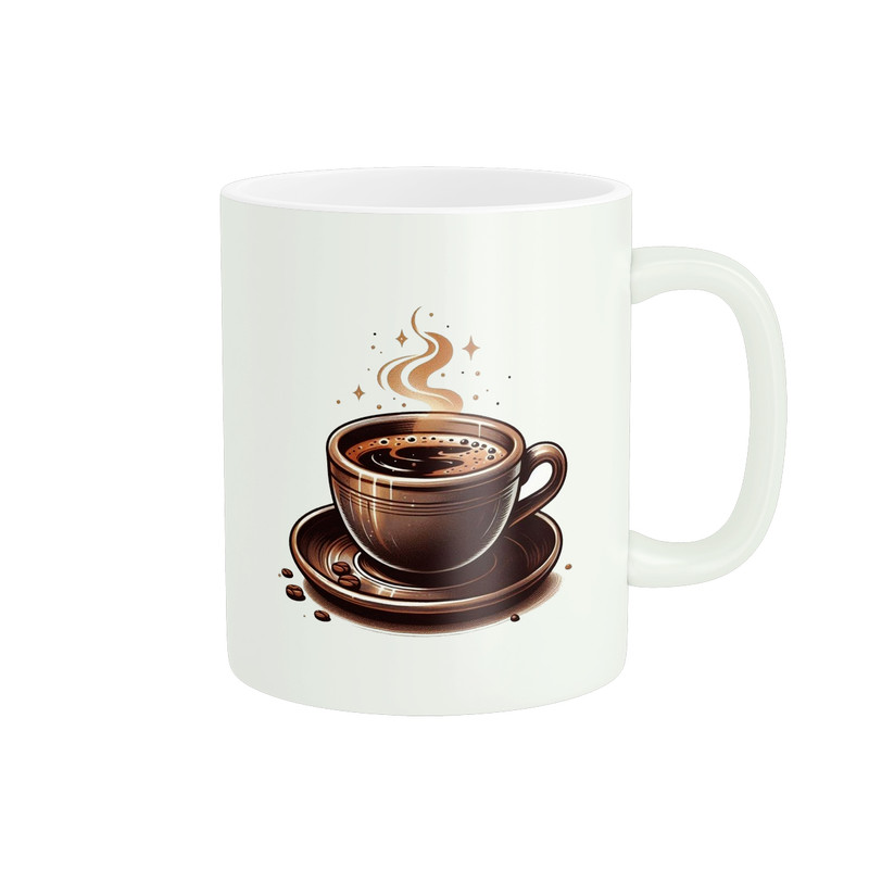 ماگ ( جعبه کادویی رایگان)  پاد آفرین طرح حرف فنجون کد 430