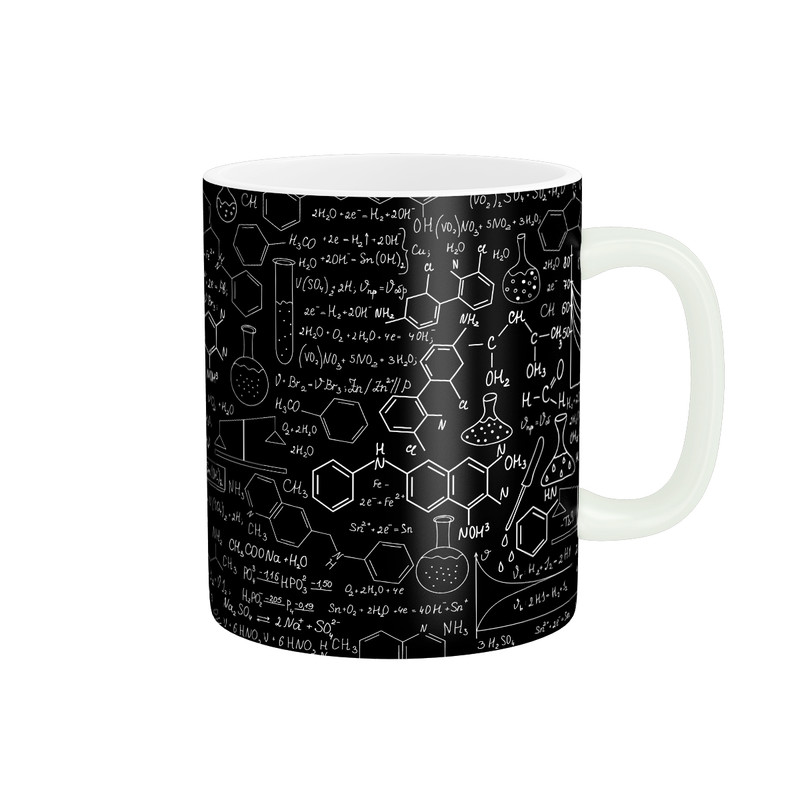 ماگ ( جعبه کادویی رایگان)  طرح شیمی کد 4