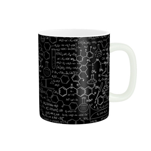 ماگ ( جعبه کادویی رایگان) طرح شیمی کد 4