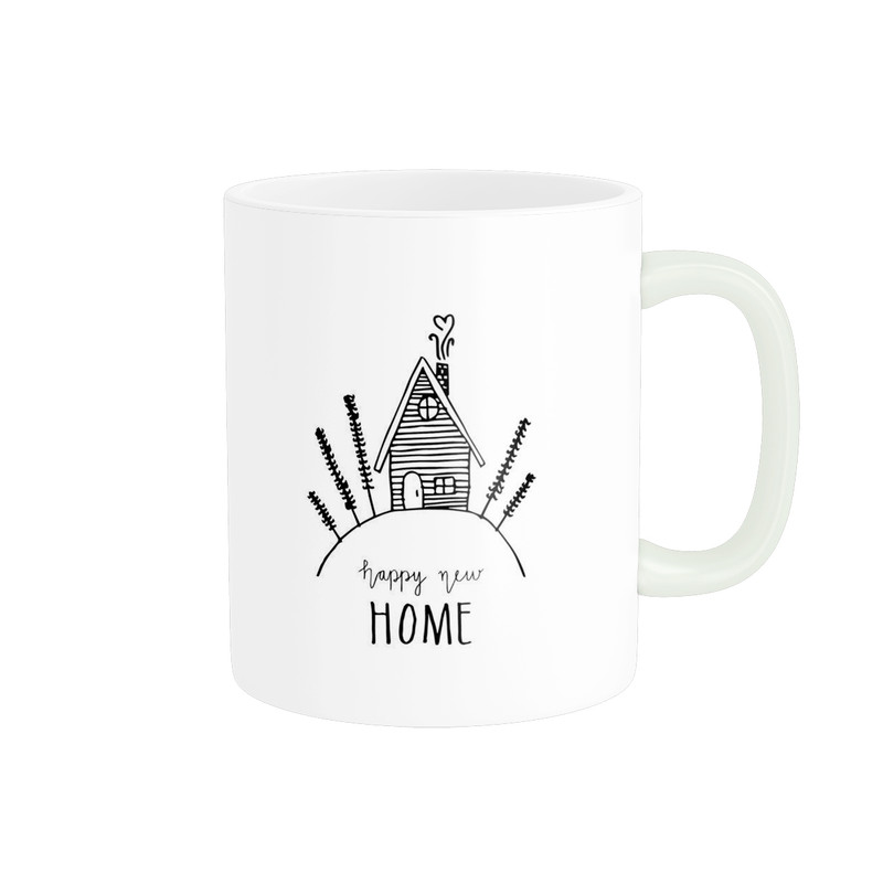 ماگ ( جعبه کادویی رایگان)  طرح home کد 595