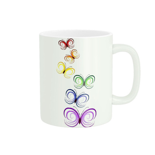 ماگ ( جعبه کادویی رایگان) پادآفرین مدل پروانه کد 2480
