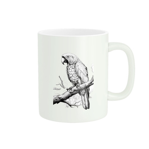 ماگ ( جعبه کادویی رایگان) پاد آفرین طرح پرنده کد 528