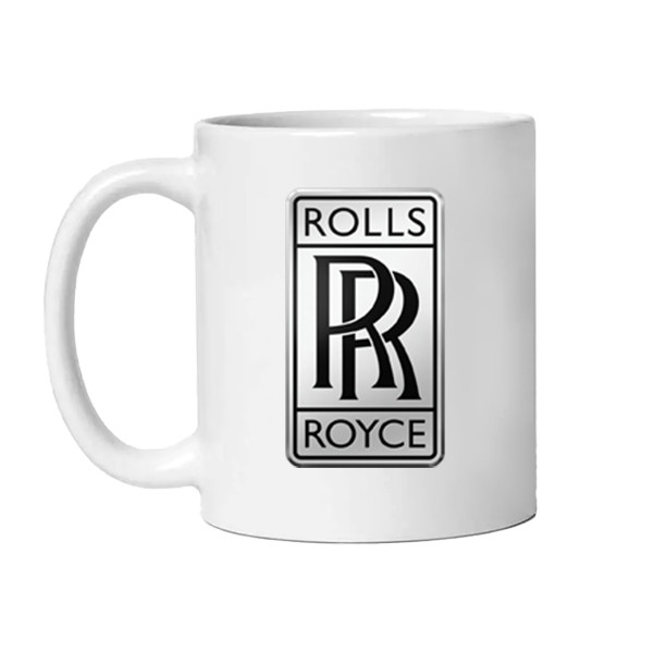 ماگ ( جعبه کادویی رایگان)  طرح ROLLS ROYCE