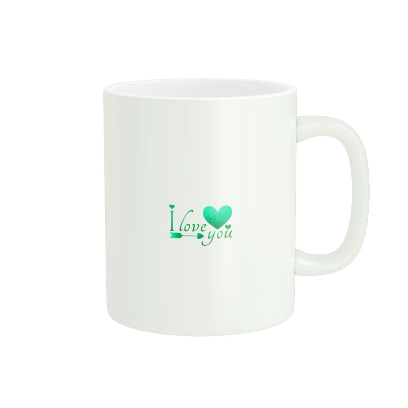 ماگ ( جعبه کادویی رایگان)  پاد آفرین طرح عاشقانه کد 247